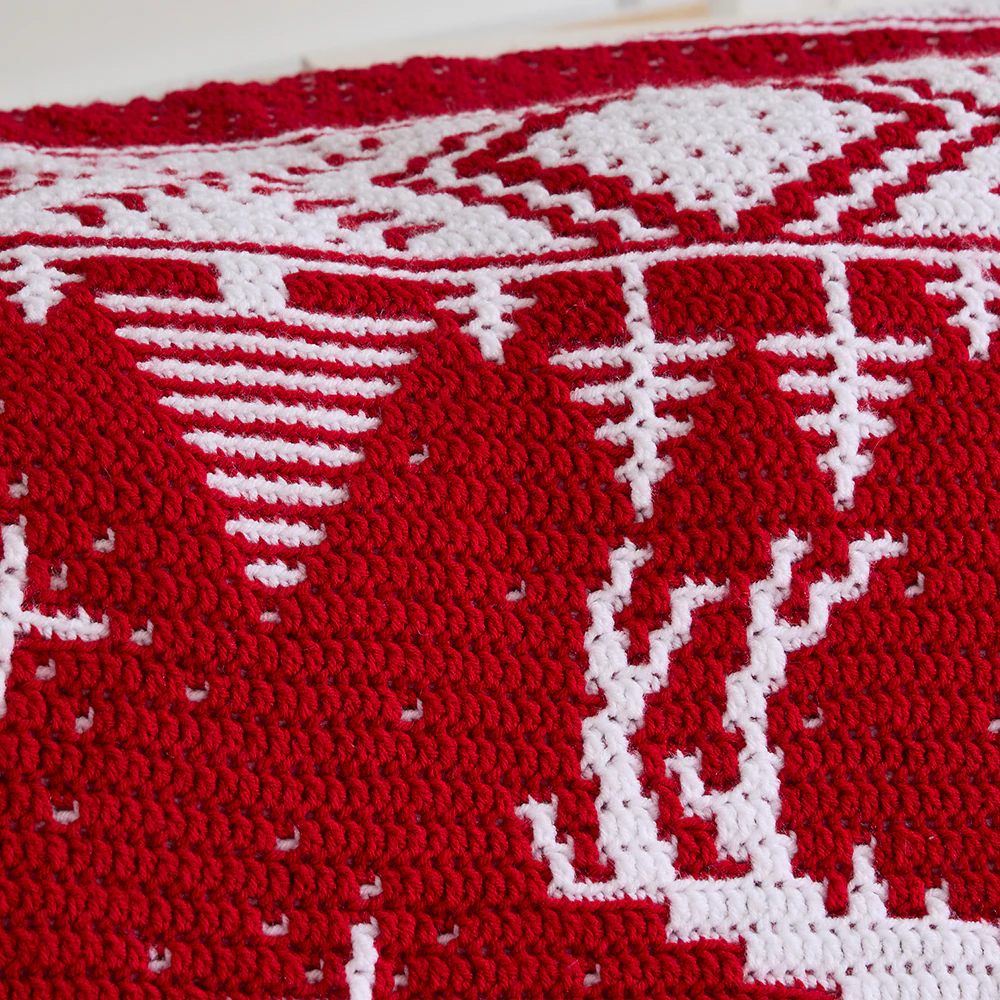 Christmas Joy Mosaic Afghan - Image 7