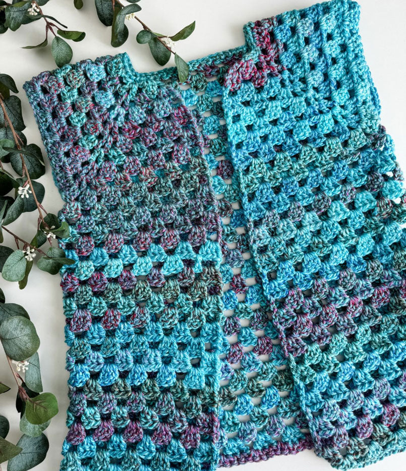 Chunky Granny Crochet Cardigan - Image 9