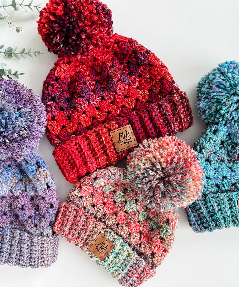 Chunky Granny Stitch Hat - Image 6