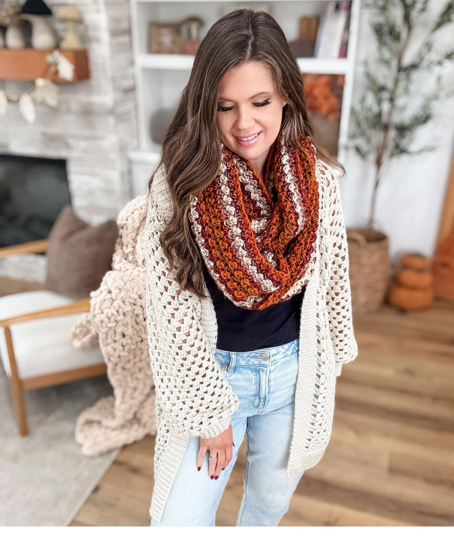 Chunky Suzette Infinity Scarf - Image 3
