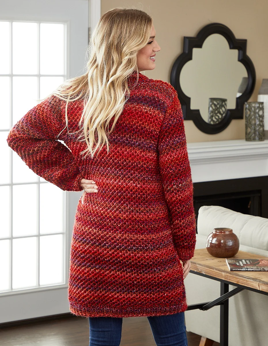 Chunky Textured Cardigan - Image 2
