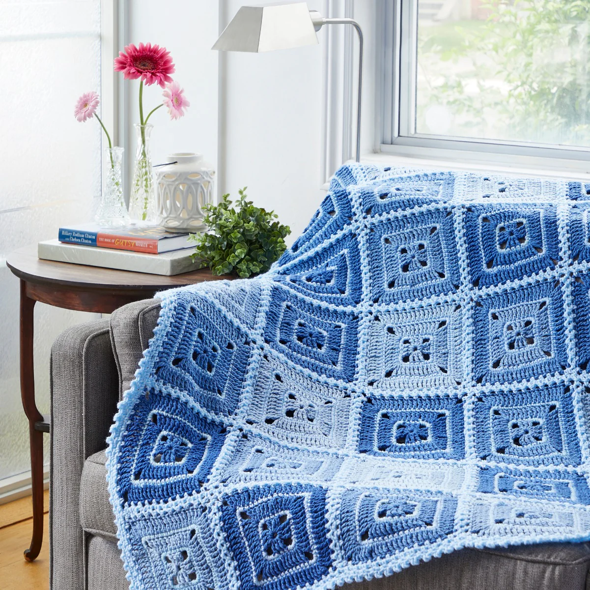 Classic Blue Throw - Image 3