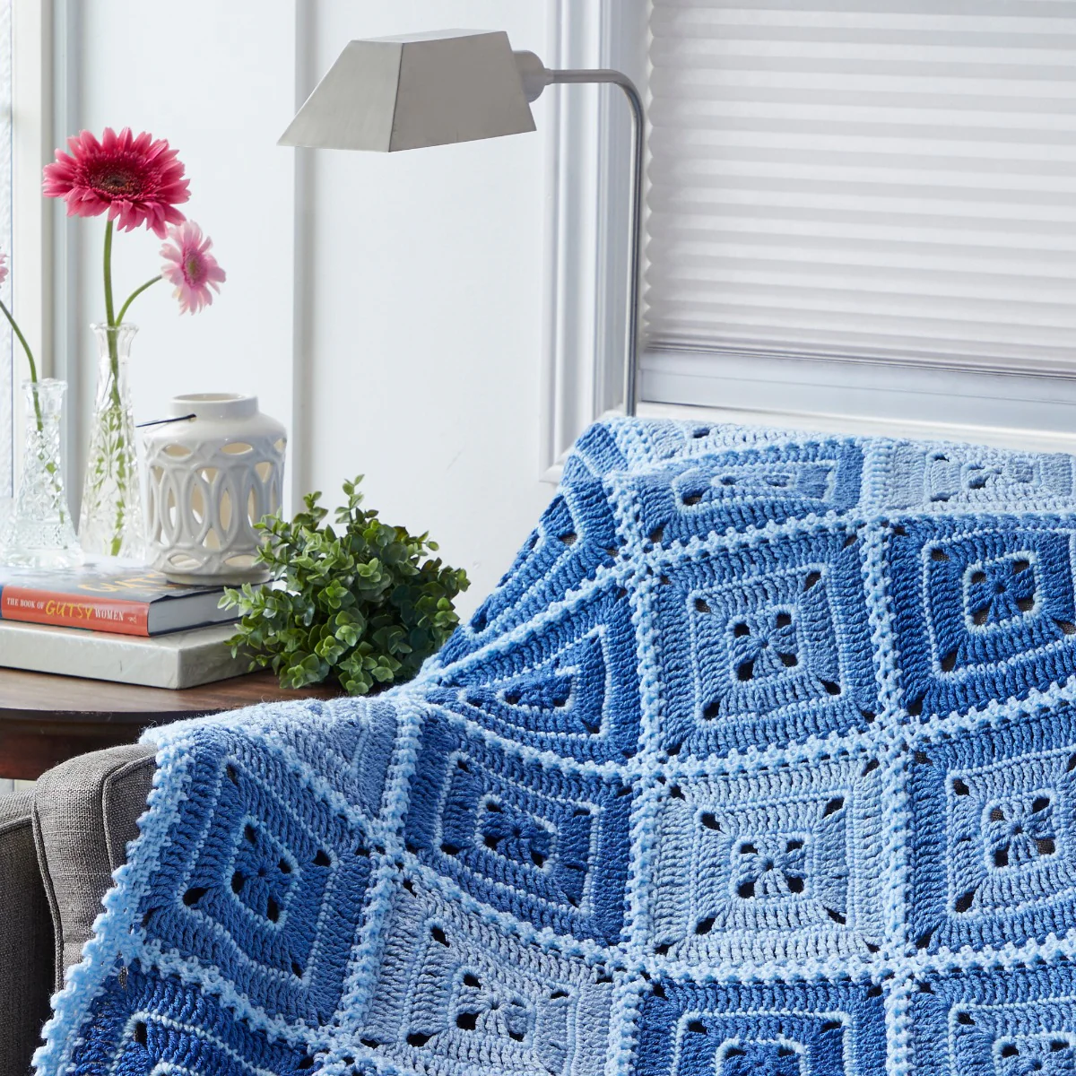 Classic Blue Throw - Image 4