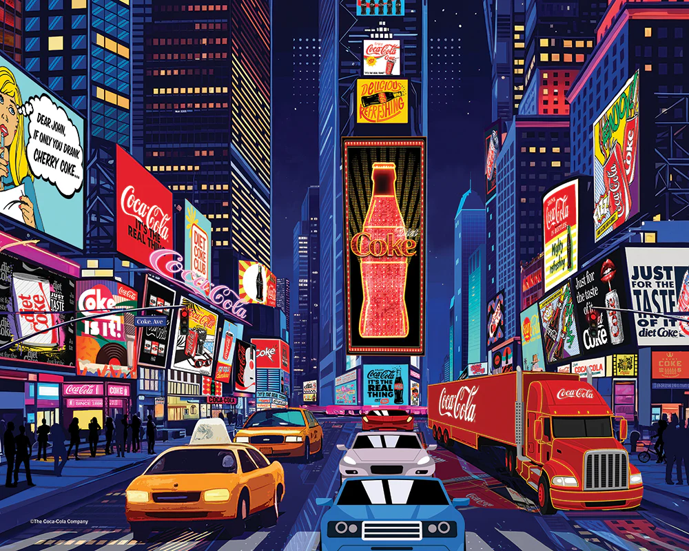 Coca-Cola "City Nights"Jigsaw Puzzle