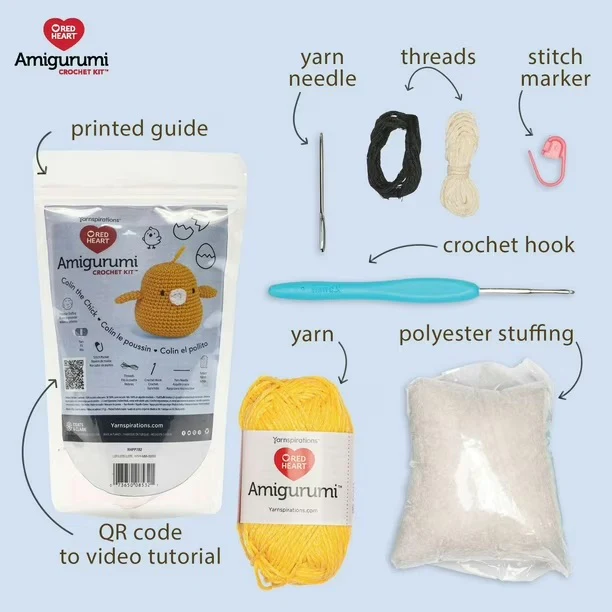 Colin the Chick Amigurumi Kit - Image 2