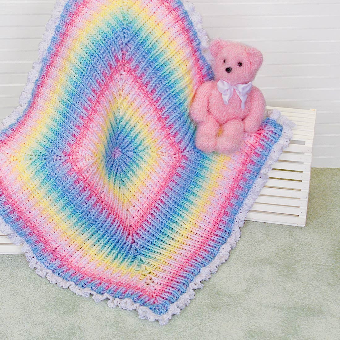 Colors of the Rainbow Blanket Pattern - Image 2