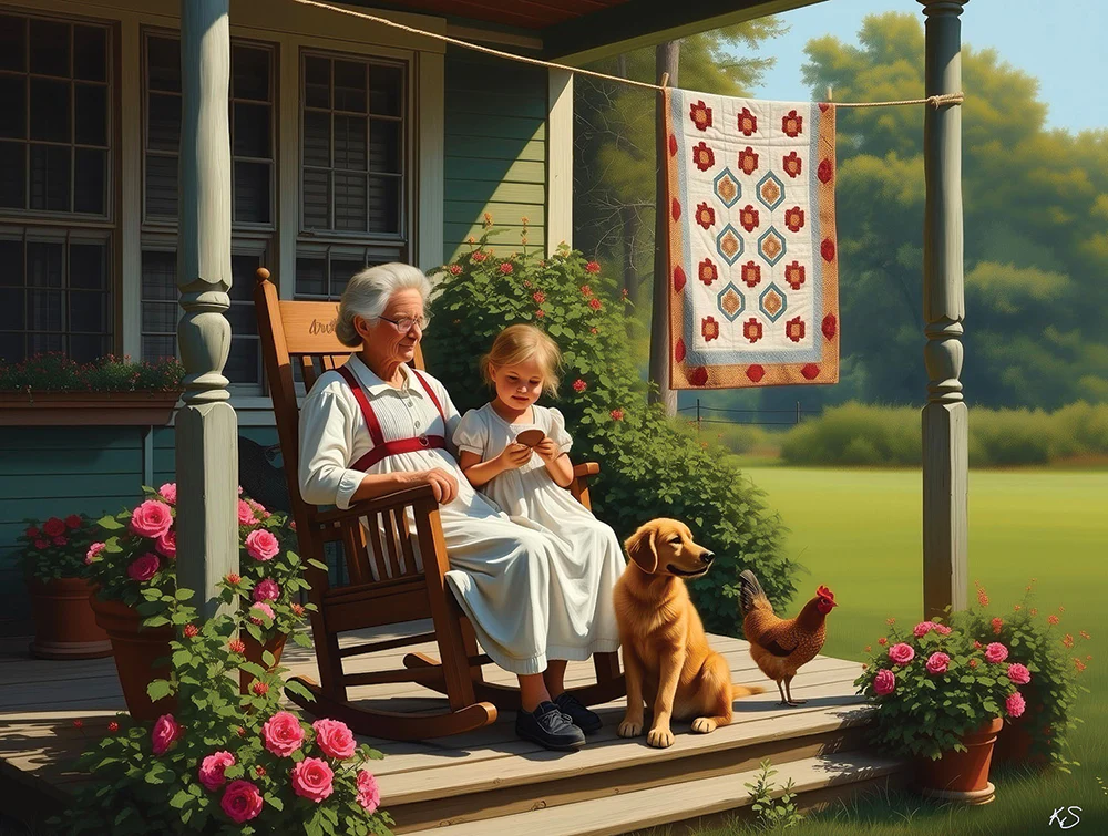 Cookies with Granny Jigsaw Puzzle