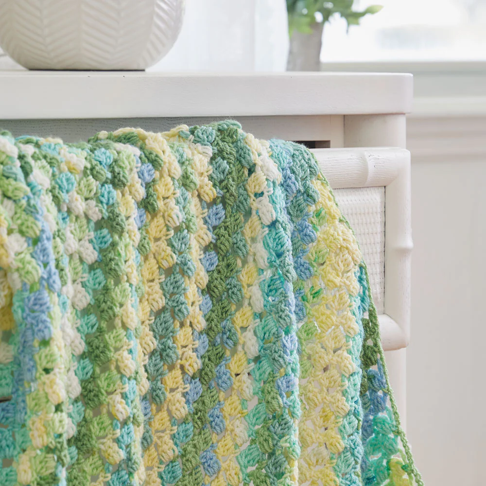 Corner to Corner Clusters Baby Blanket - Image 3