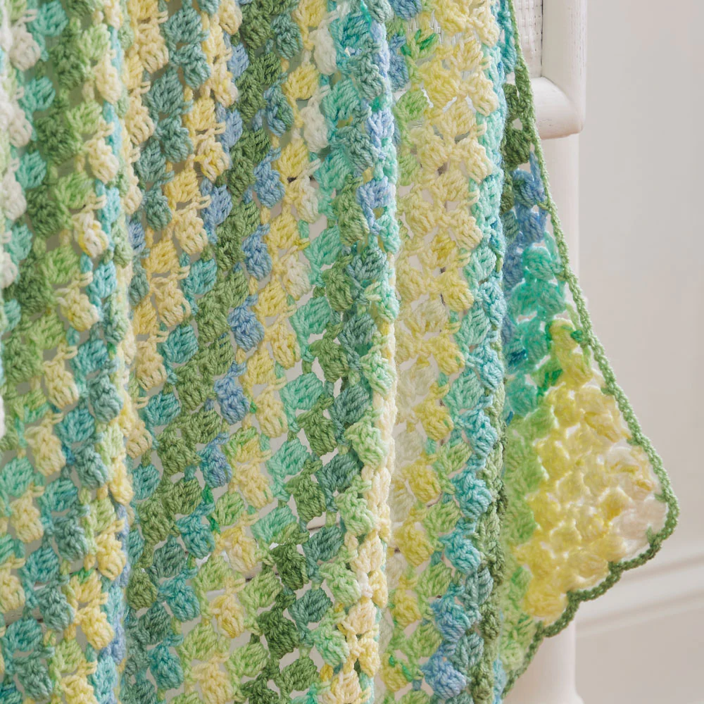 Corner to Corner Clusters Baby Blanket - Image 4
