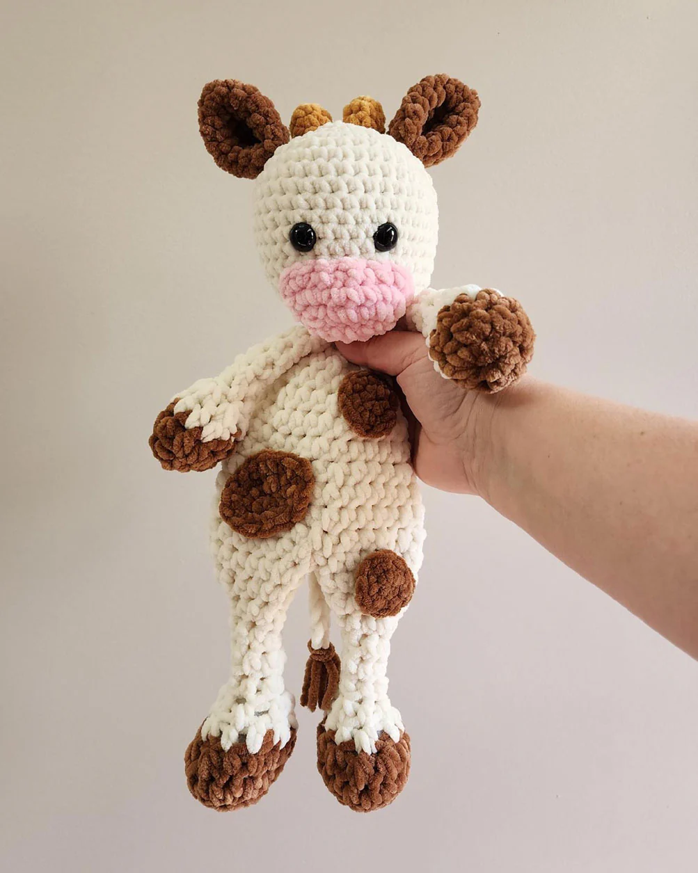 Cow Crochet Snuggler - Image 3