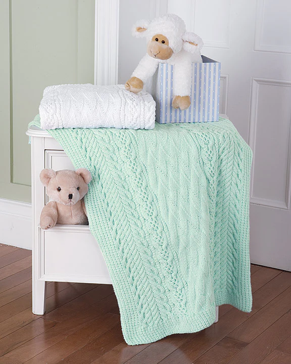 Cozy Cables For Baby Blanket Pattern