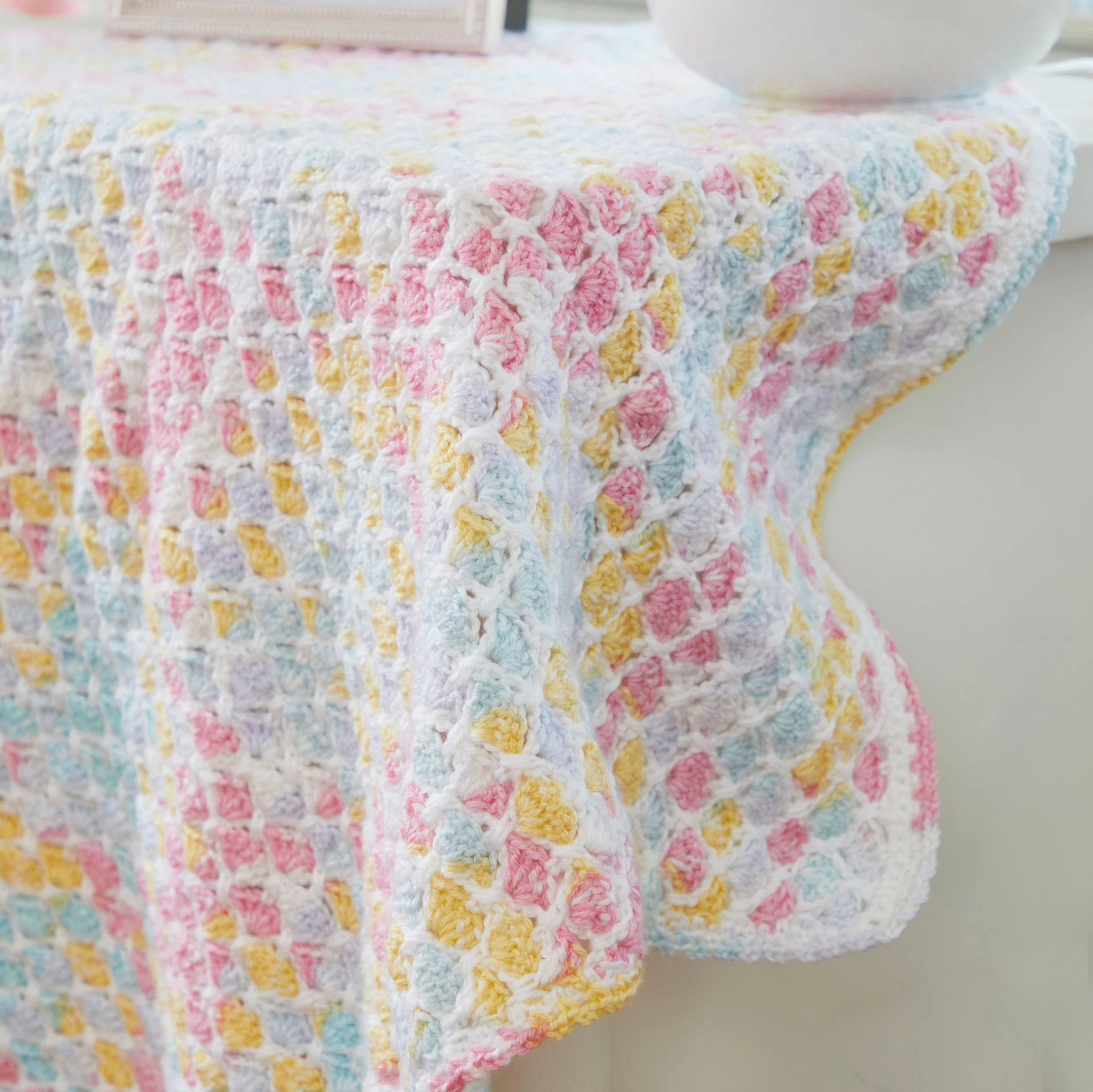 Criss Cross Hearts Baby Blanket - Image 2