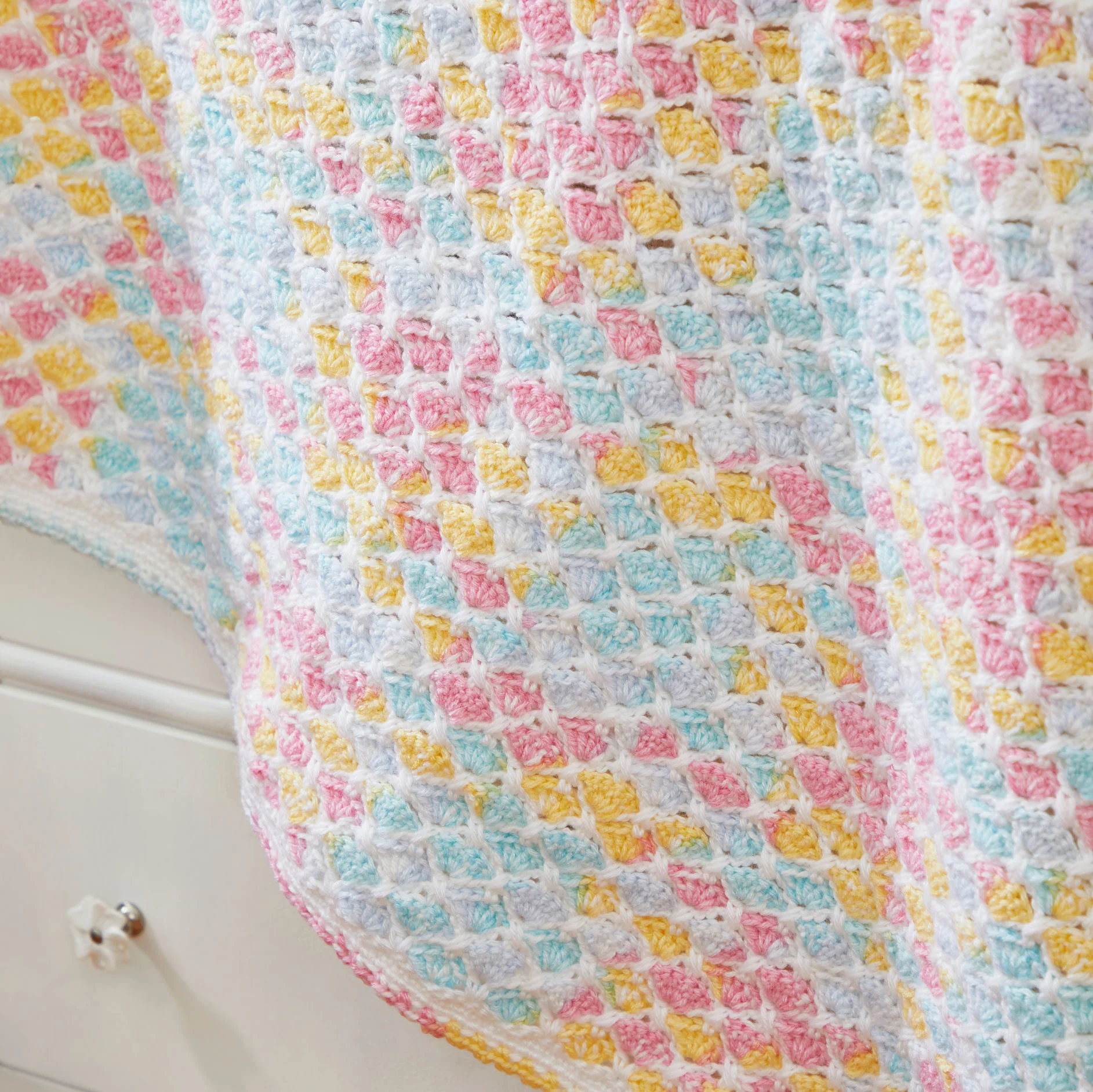 Criss Cross Hearts Baby Blanket - Image 3