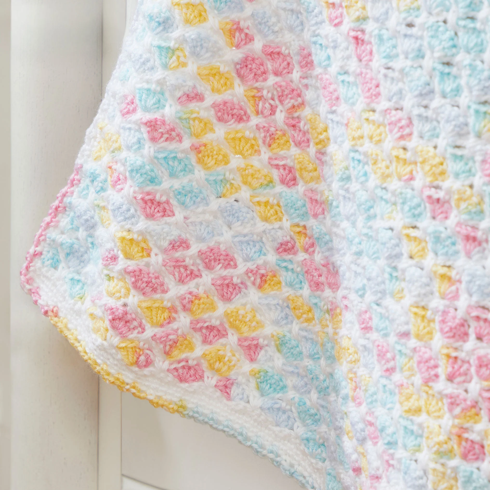 Criss Cross Hearts Baby Blanket - Image 4