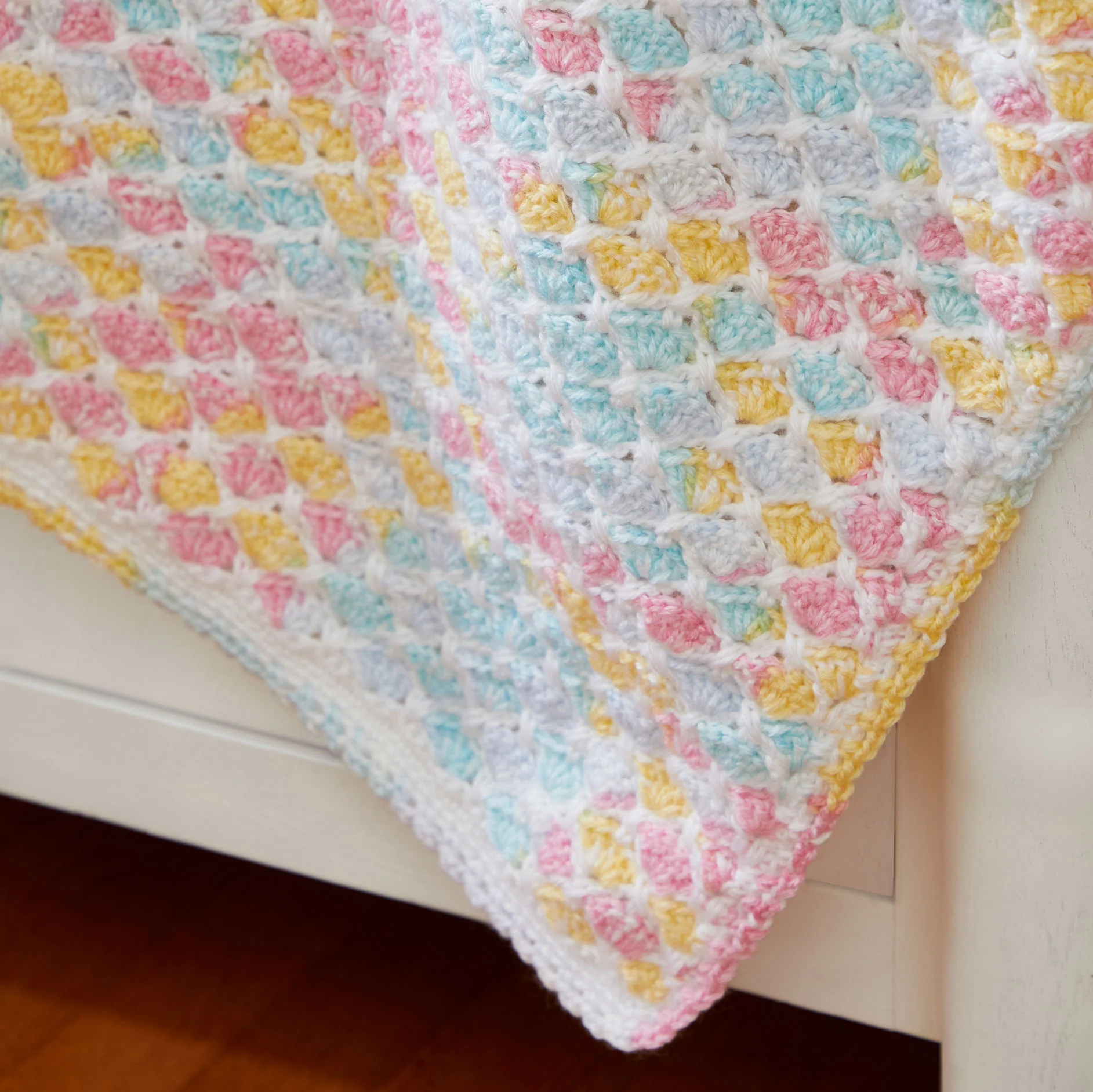 Criss Cross Hearts Baby Blanket - Image 5