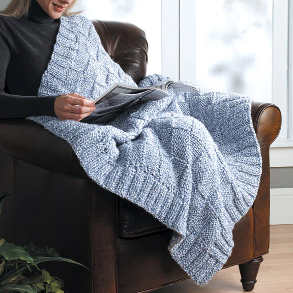 Crochet Basketweave Throw - Image 2