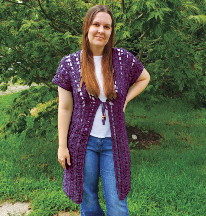 Crochet Vest Duster - Image 5