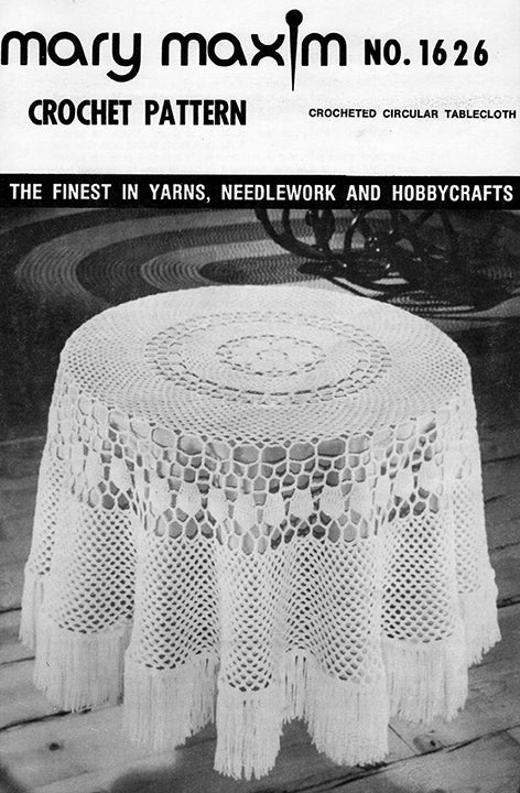 Crocheted Circular Tablecloth Pattern - Image 2