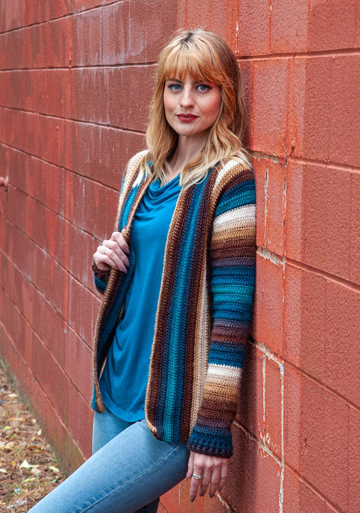 Crocheted Prism Cardigan - Image 3