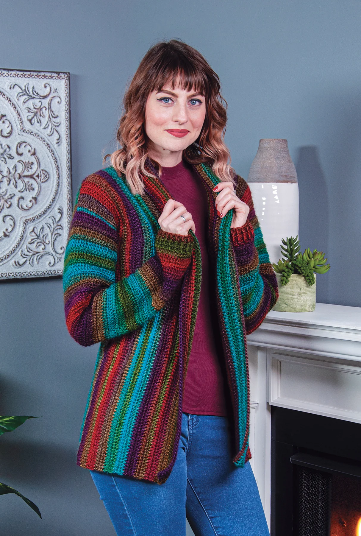 Crocheted Prism Cardigan - Image 5