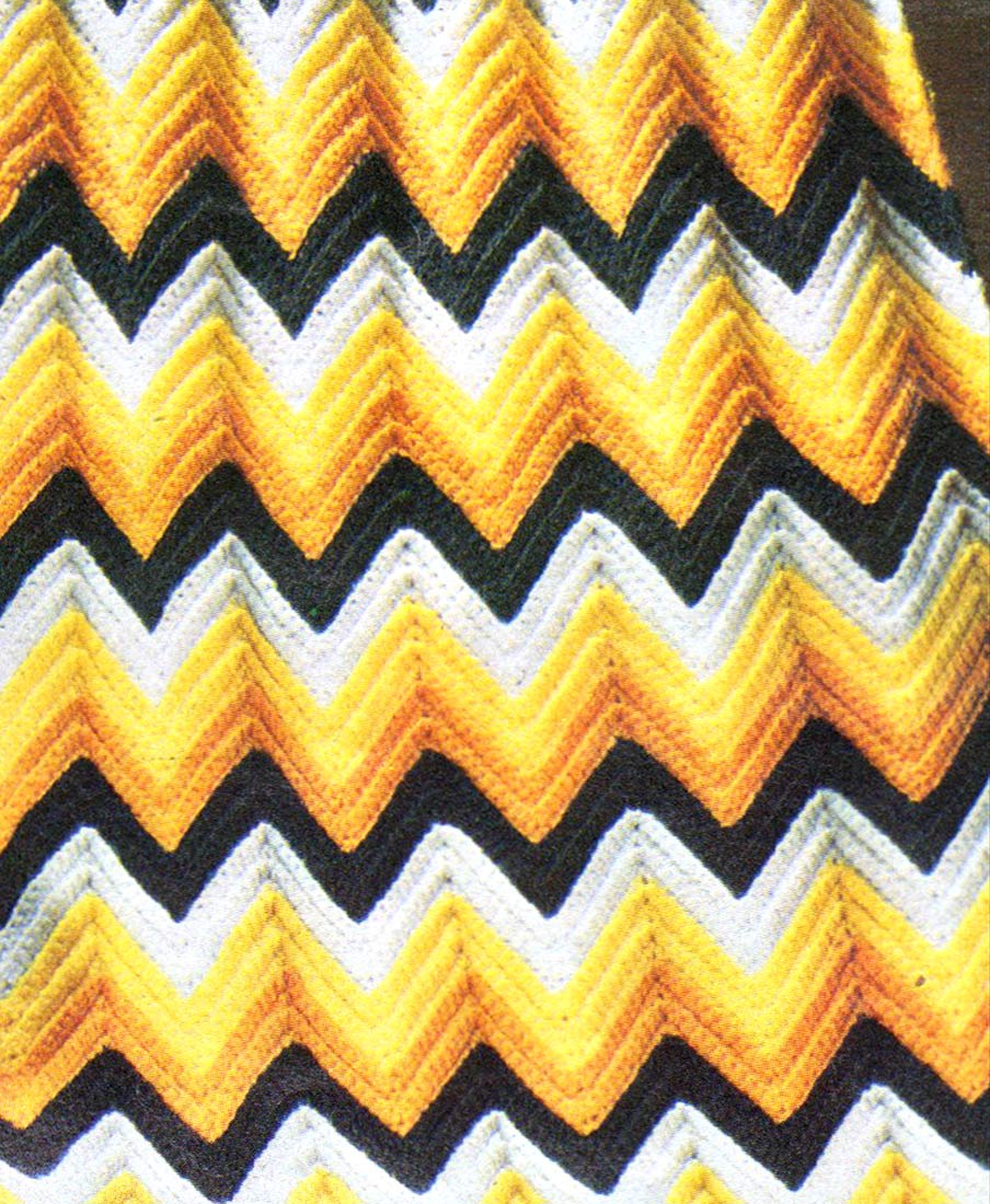 Crocheted Ripple Afghan Pattern - Image 2