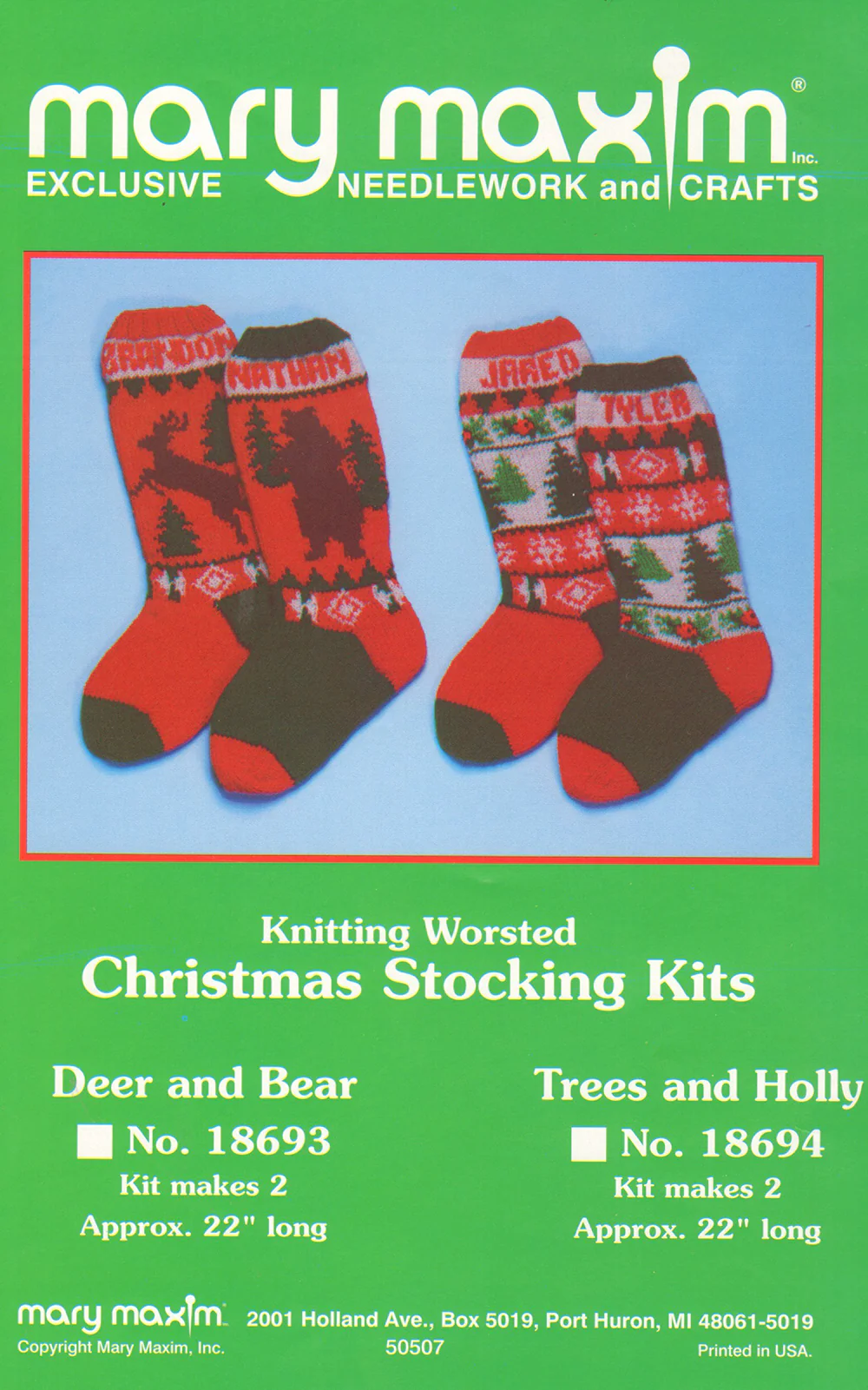 Deer And Bear Stockings Pattern - Image 2