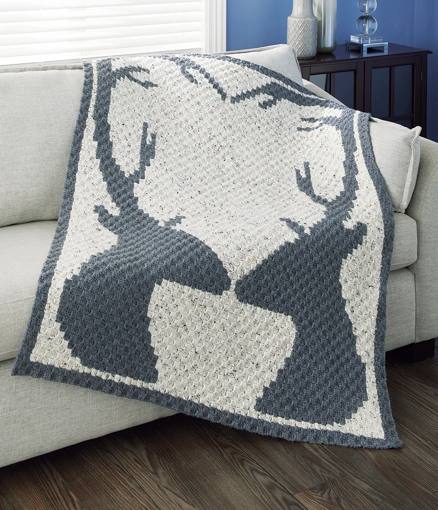 Deer Love Afghan - Image 2