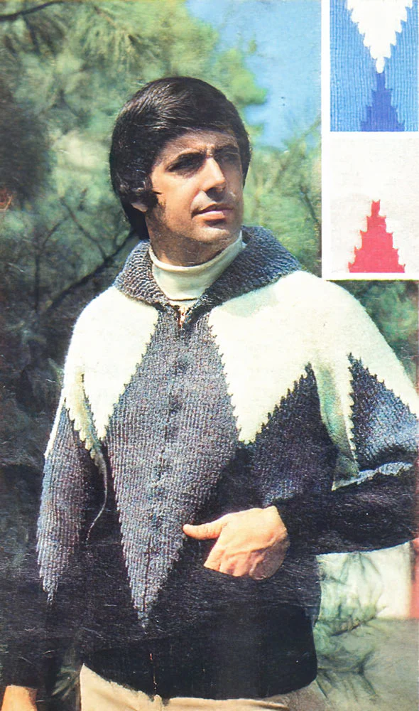 Children's Harlequin Cardigan Pattern - Image 4