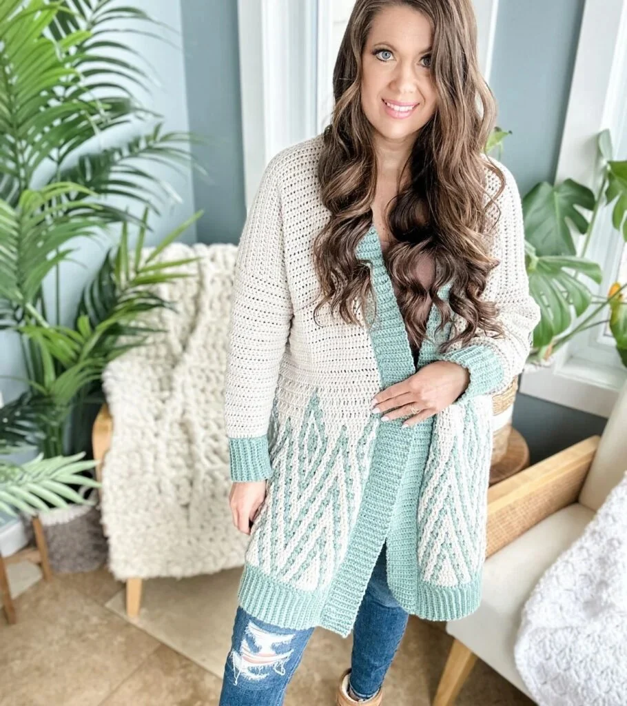 Diamond Drift Cardigan - Image 2