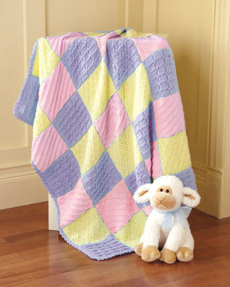Diamonds and Squares Blanket Pattern - Image 2