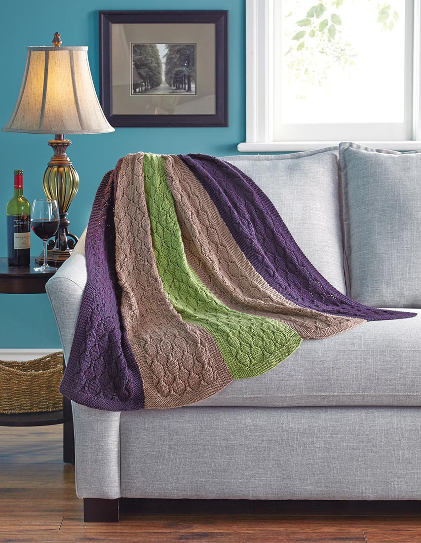 Diamonds in Lace Throw Pattern - Image 2