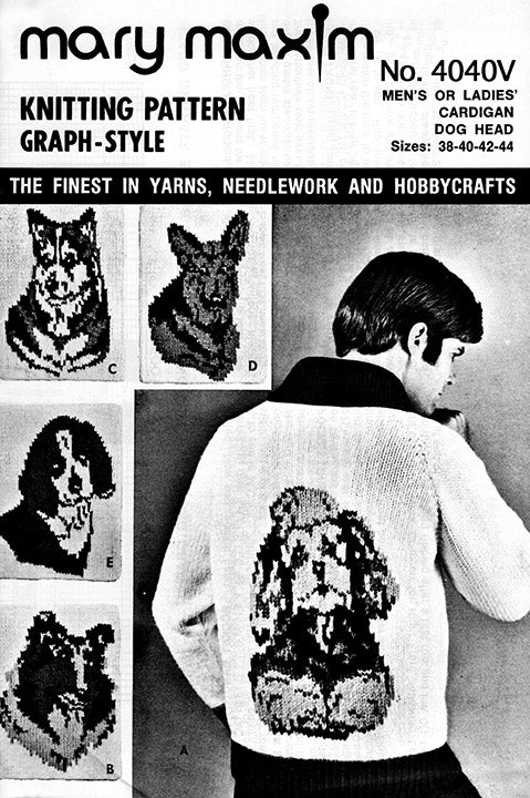 Dog Head Cardigan Pattern - Image 2