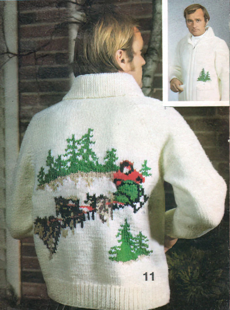 Dog Sled Cardigan Pattern - Image 3