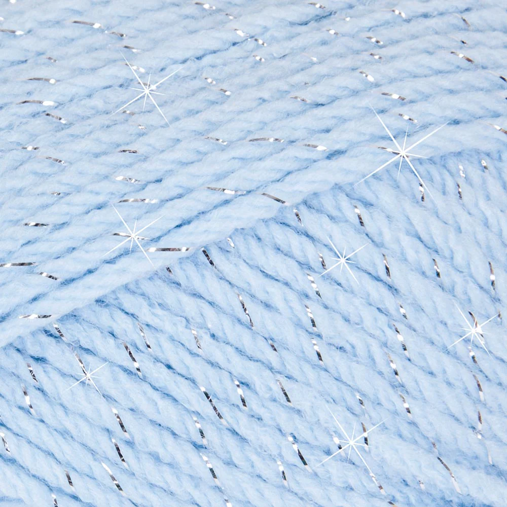 Double Knit Snowflake Sparkle Scarf - Image 2