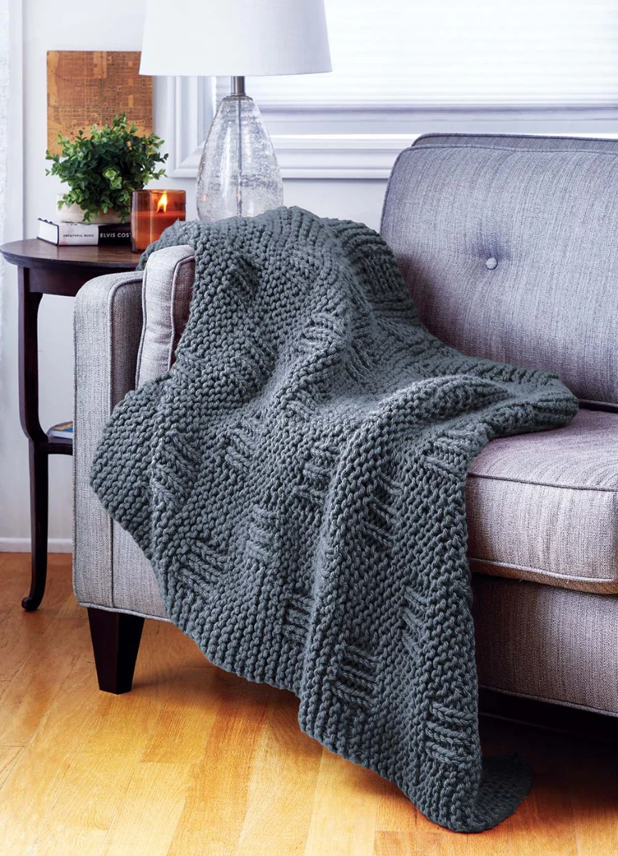 Easy Knit Blanket Pattern - Image 2