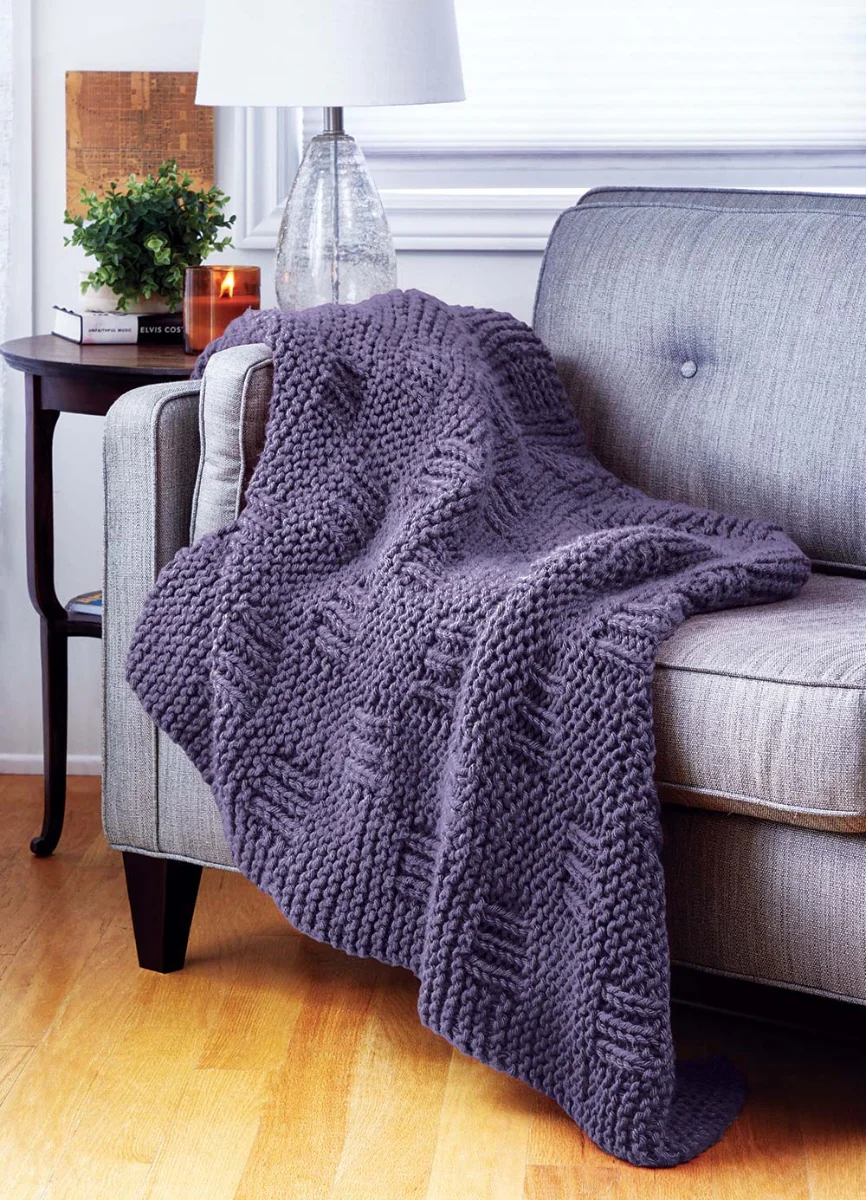 Easy Knit Blanket Pattern - Image 4