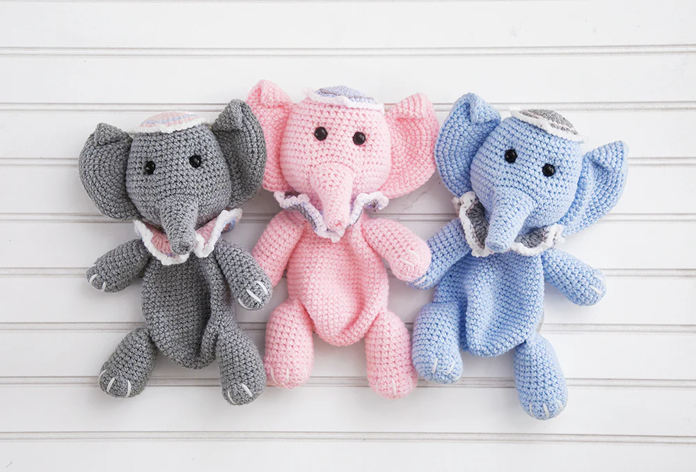 Elephant Lovey Trio - Image 2