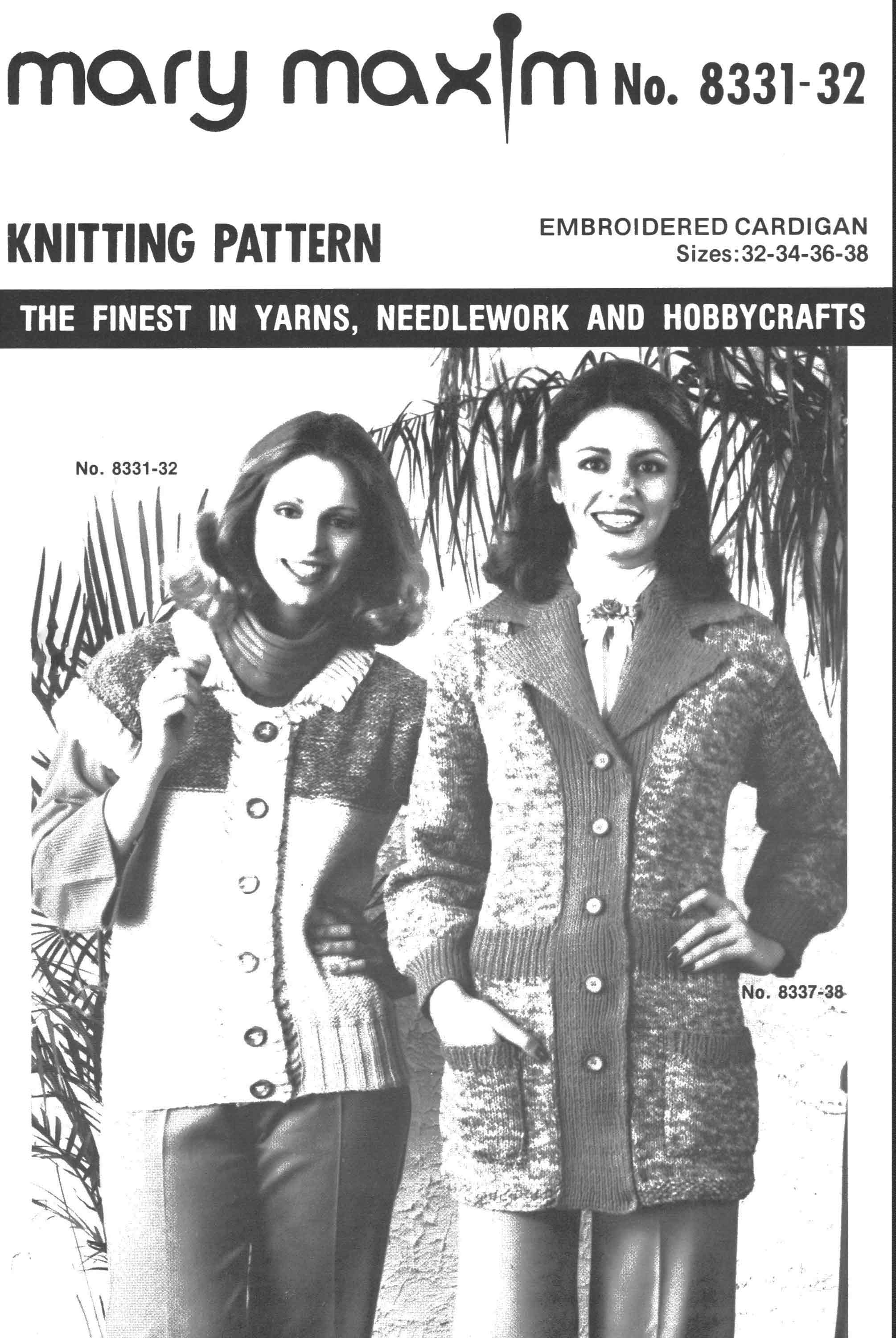 Embroidered Cardigan Pattern - Image 2
