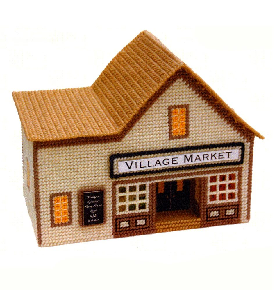 Mary Maxim Exclusive Plastic Canvas Village Kits - Image 2