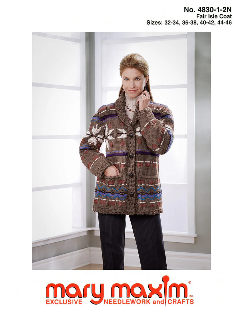 Fair Isle Coat Pattern - Image 2