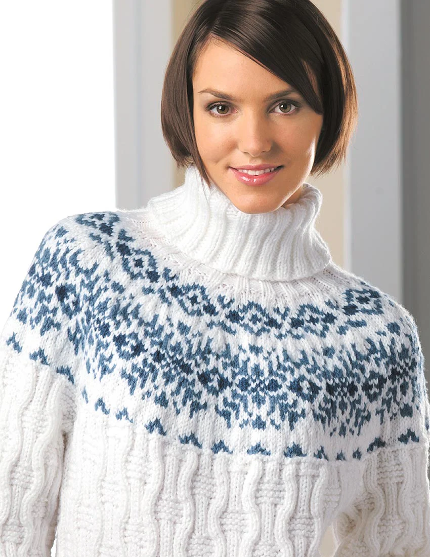 Fair Isle Yoke Pullover Pattern - Image 2