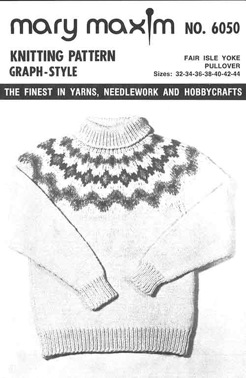 Fair Isle Yoke Pullover Pattern - Image 2