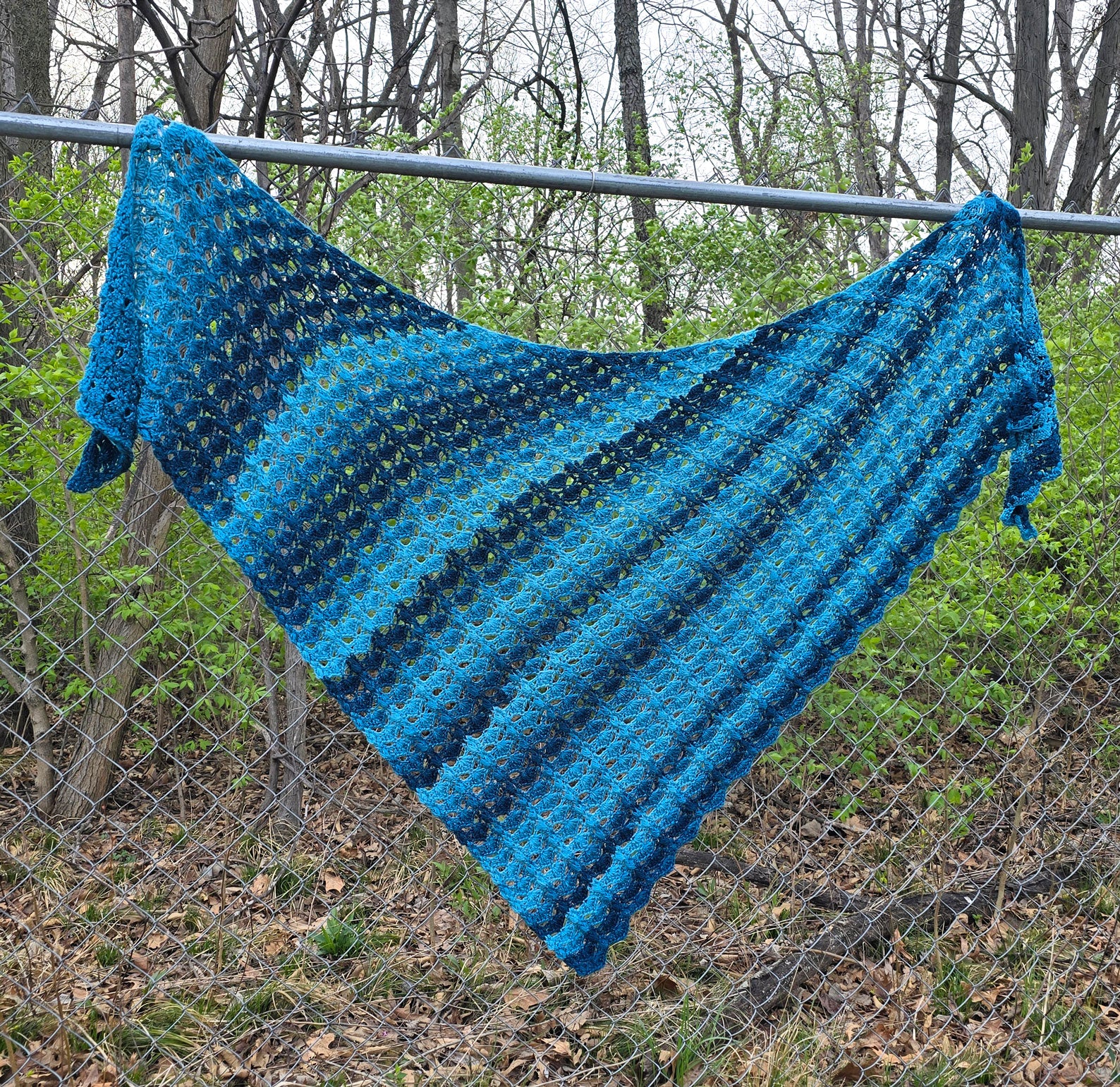 Fantasy World Asymmetrical Shawl - Image 2