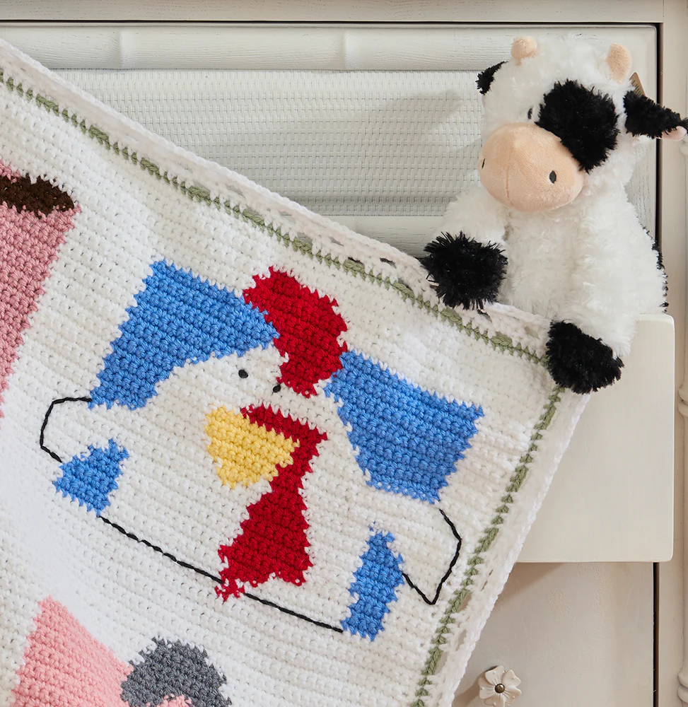 Farm Sweet Farm Baby Blanket - Image 2