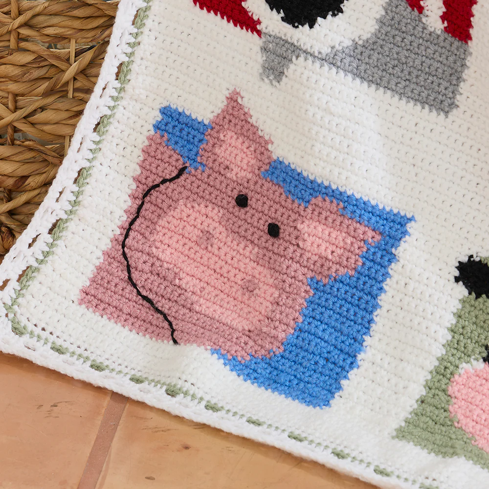 Farm Sweet Farm Baby Blanket - Image 4