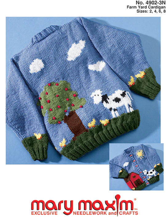 Farm Yard Cardigan Pattern - Image 3