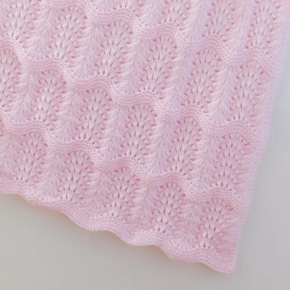 Feather and Fan Baby Blanket - Image 3
