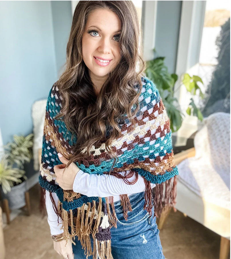 Feathered Fall Shawl - Image 5