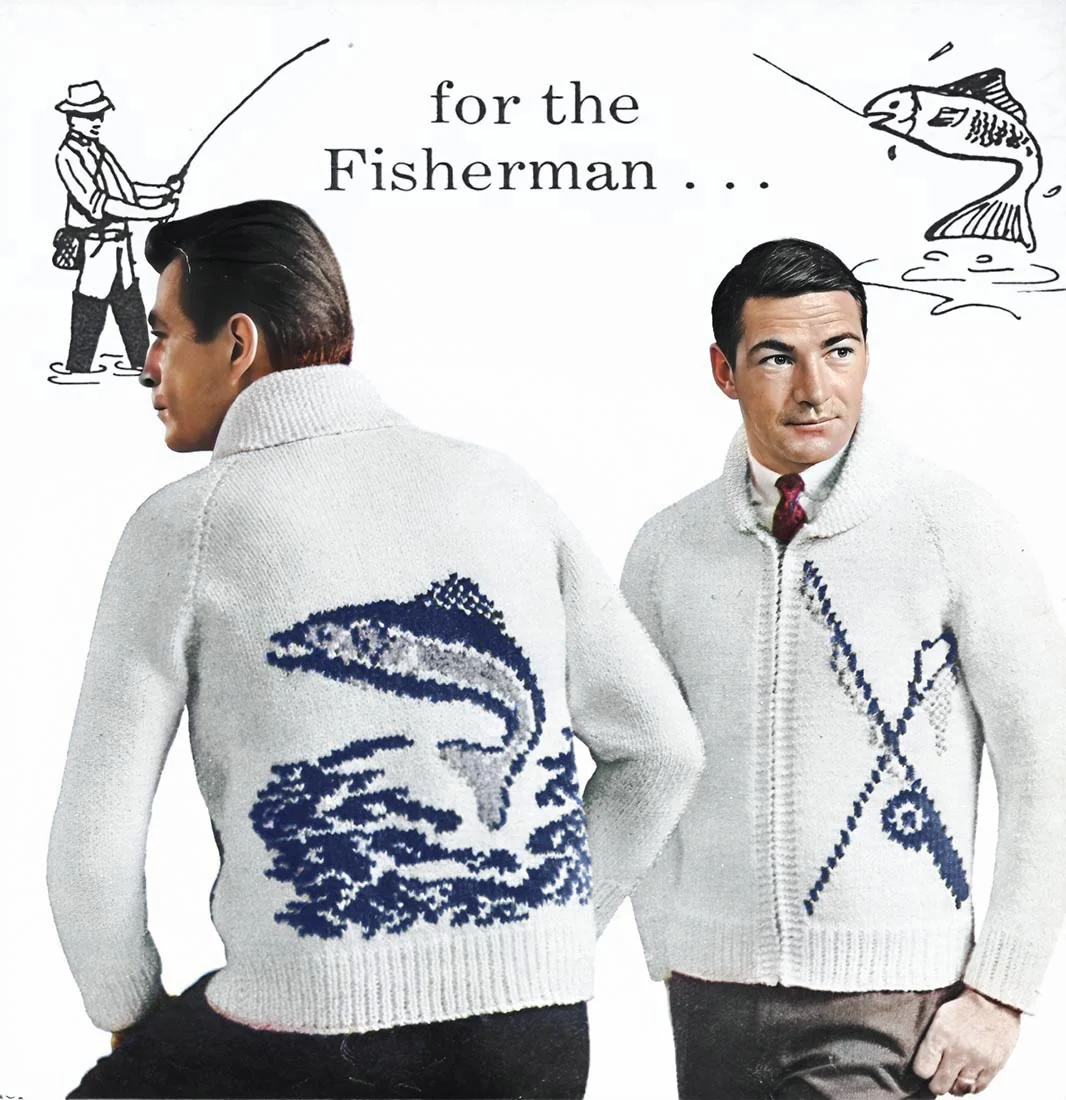 Jumping Fish Cardigan Pattern - Image 3
