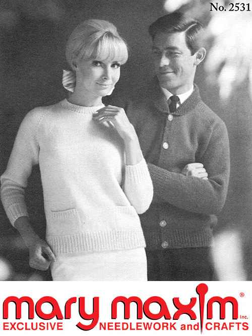 Flat Collar Cardigan Pattern - Image 2